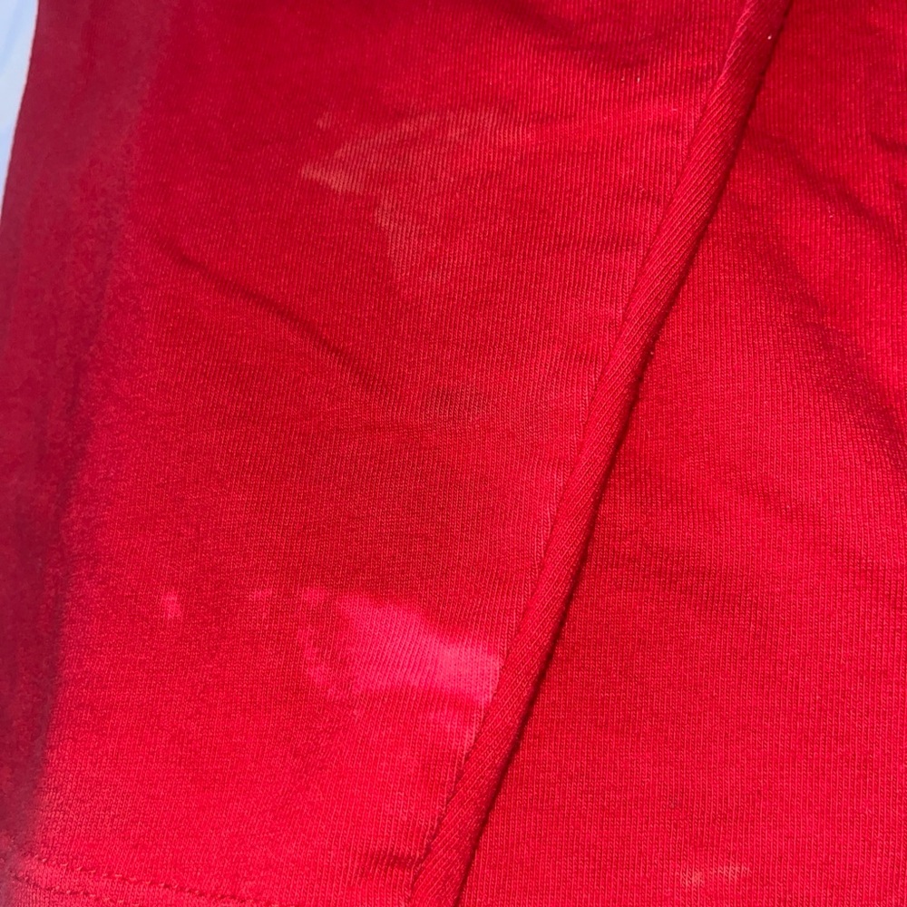 Essentials Red Crewneck Tee with FOG - Picture 7 of 11